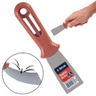 Espátula 4cm Aço Carbono Cabo Plástico Pvc Profissional | Atl